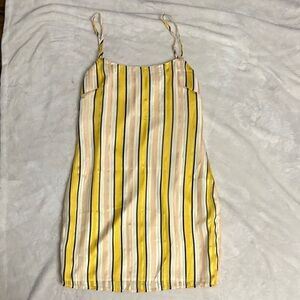 Revolve Super down yellow mini dress